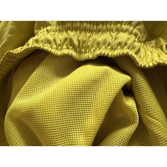 Nike Lined Athletic Elastic Drawstring Shorts 6" Inseam Highlighter Yellow Large - Picture 6 of 6